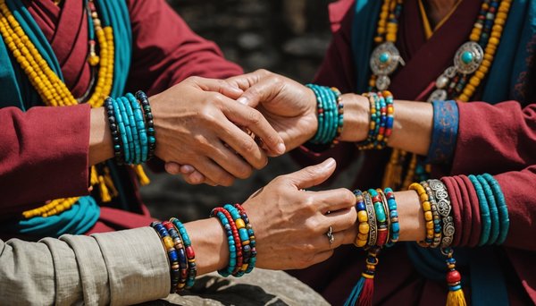 Bracelets tibétains : artisans du bien-être et de la beauté